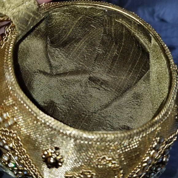 One of a kind elegant cocktail date tassel crystal bag - Picture 8 of 16